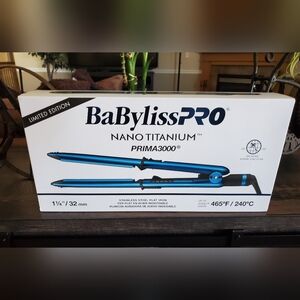 BaBylissPRO Ltd. Edition 1 1/4" Nano Titanium Prima3000 Ionic Hair Straightener